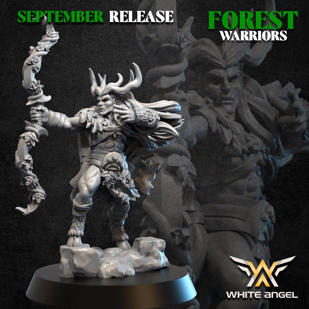 King of the Forest | Forest Warriors | by White Angel Miniatures | Fantasy | DnD | Tabletop Games | Wargaming | Miniature