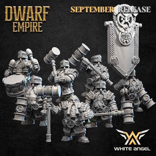 Ironhammers | Dwarf Empire | by White Angel Miniatures | Fantasy | DnD | Tabletop Games | Wargaming | Miniature