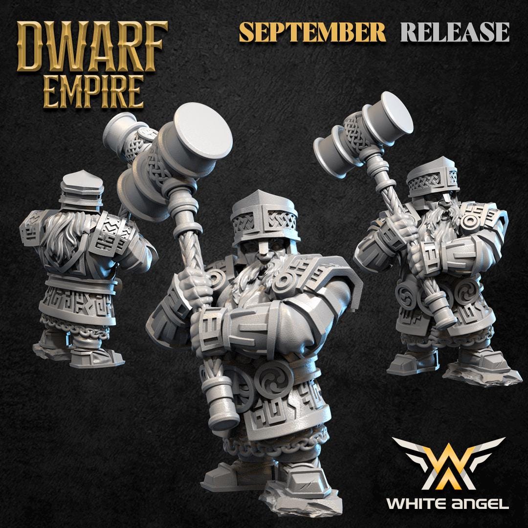 Ironhammers | Dwarf Empire | by White Angel Miniatures | Fantasy | DnD | Tabletop Games | Wargaming | Miniature