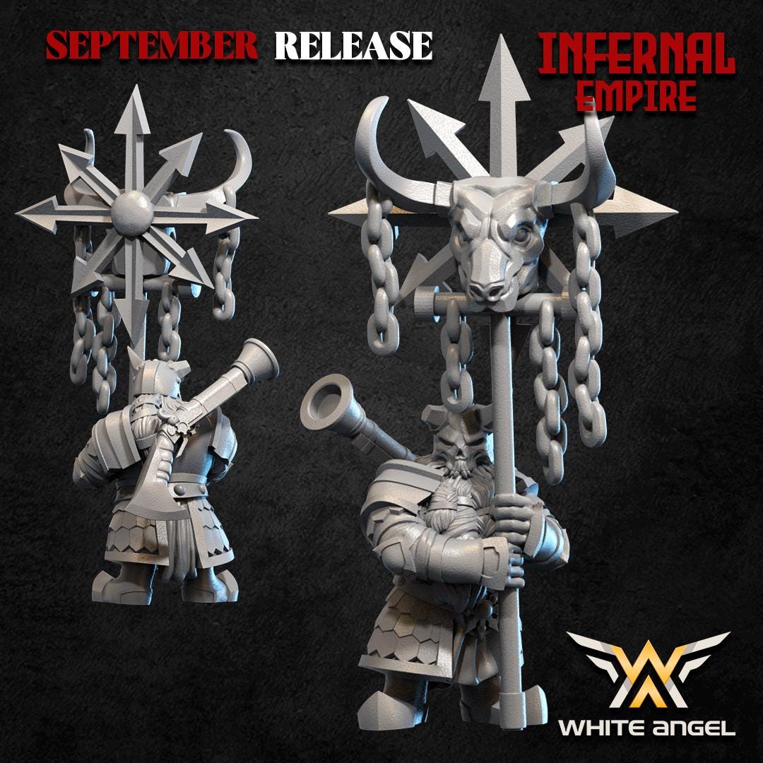 Gunners | Infernal Empire | by White Angel Miniatures | Fantasy | DnD | Tabletop Games | Wargaming | Miniature