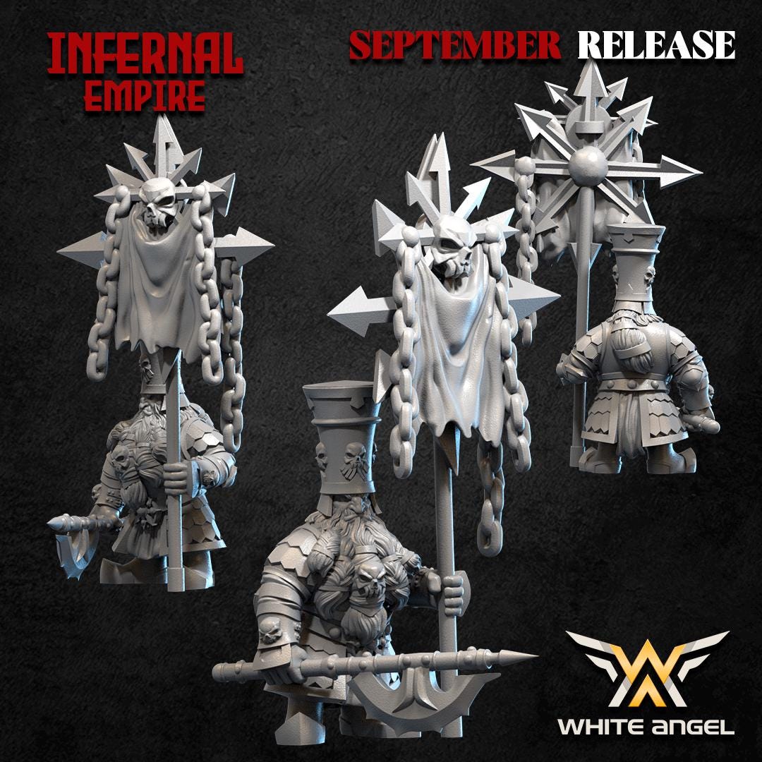 Infernal Guard | Infernal Empire | by White Angel Miniatures | Fantasy | DnD | Tabletop Games | Wargaming | Miniature