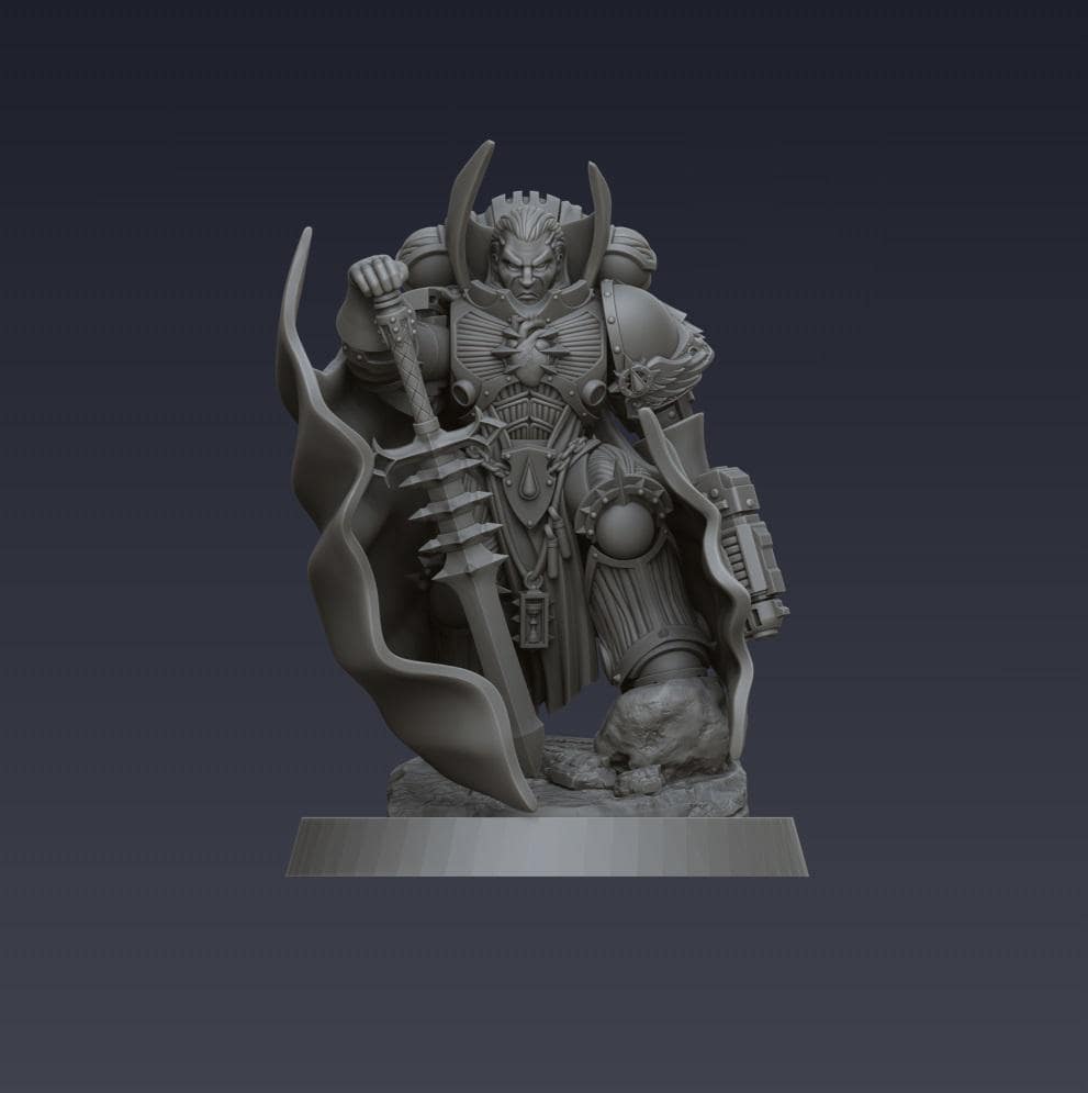 Bloodbound Nefirion | Cyberbrush3D | Tabletop Wargaming Miniature Grim Dark Sci-Fi Proxy