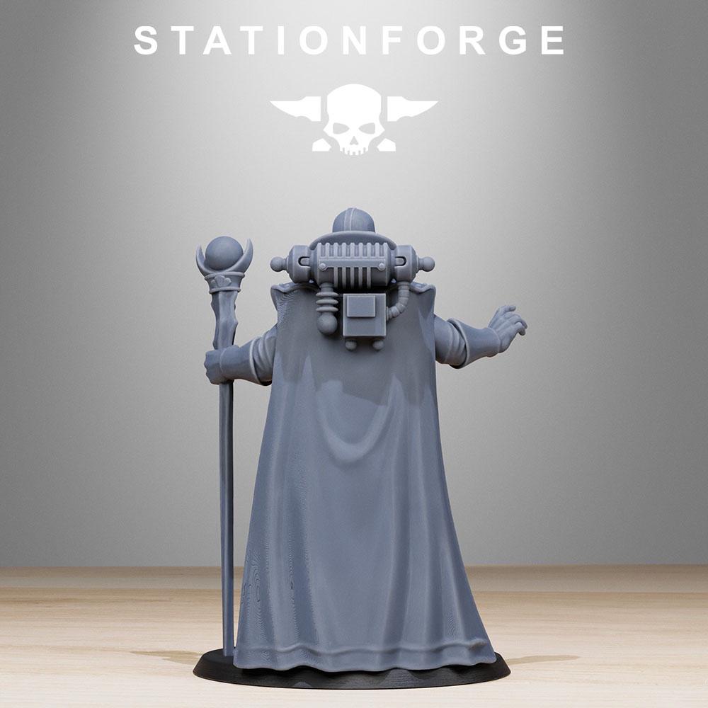 GrimCorp Elder | Stationforge | Tabletop Wargaming Miniature Grim Dark Sci-Fi Proxy