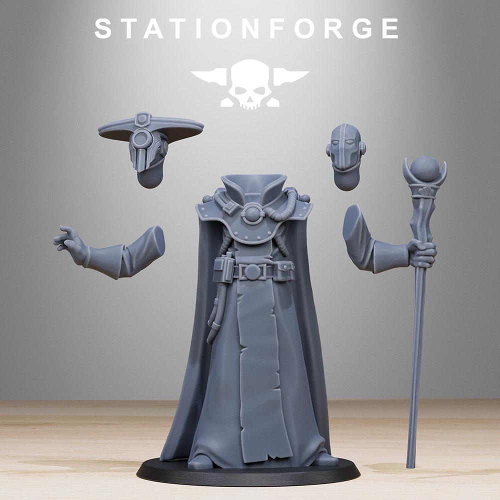 GrimCorp Elder | Stationforge | Tabletop Wargaming Miniature Grim Dark Sci-Fi Proxy