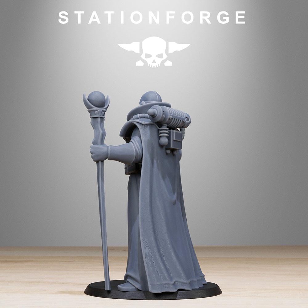 GrimCorp Elder | Stationforge | Tabletop Wargaming Miniature Grim Dark Sci-Fi Proxy