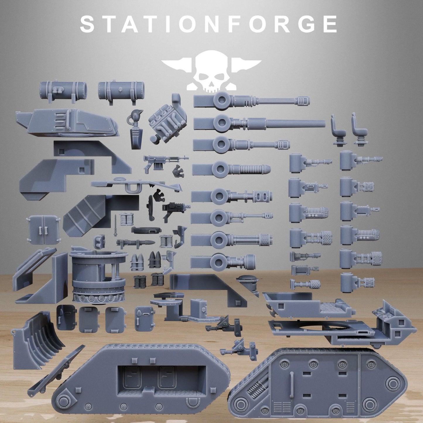 GrimGuard Battle Tank 2.0 | Stationforge | Tabletop Wargaming Miniature Grim Dark Sci-Fi Proxy