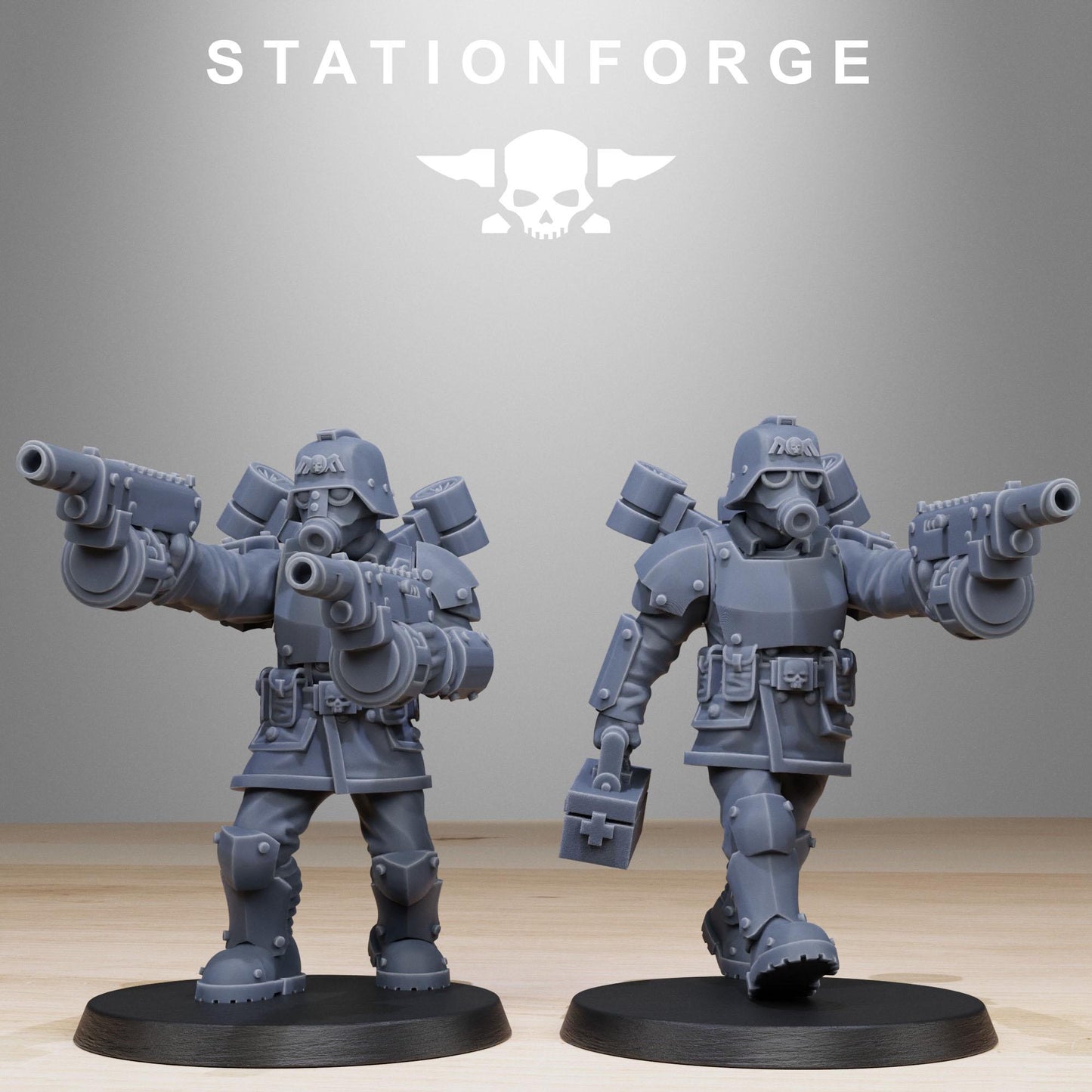 GrimGuard Aero Troops | Stationforge | Tabletop Wargaming Miniature Grim Dark Sci-Fi Proxy