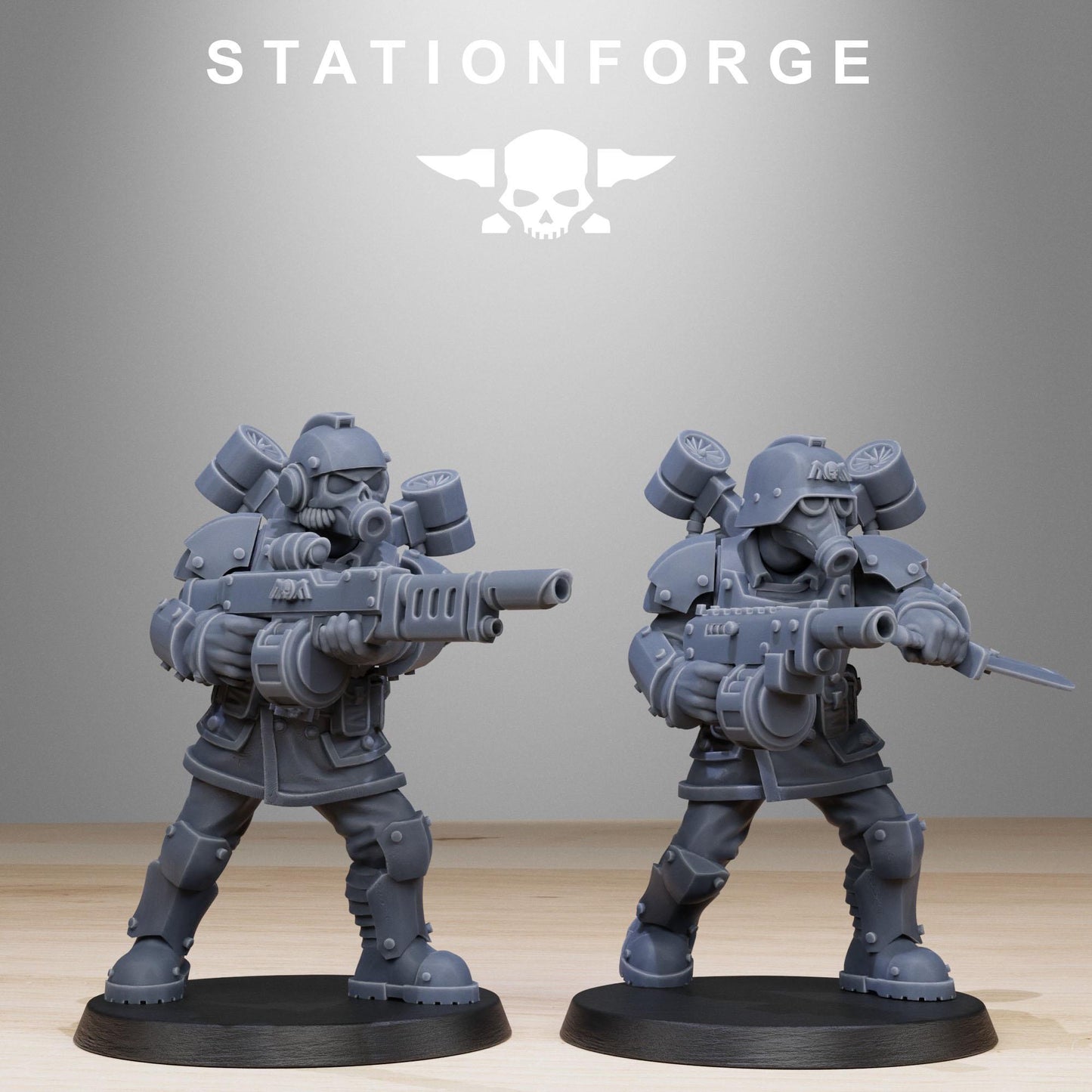 GrimGuard Aero Troops | Stationforge | Tabletop Wargaming Miniature Grim Dark Sci-Fi Proxy