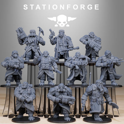 GrimGuard Frostwatch Mutants | Stationforge | Tabletop Wargaming Miniature Grim Dark Sci-Fi Proxy