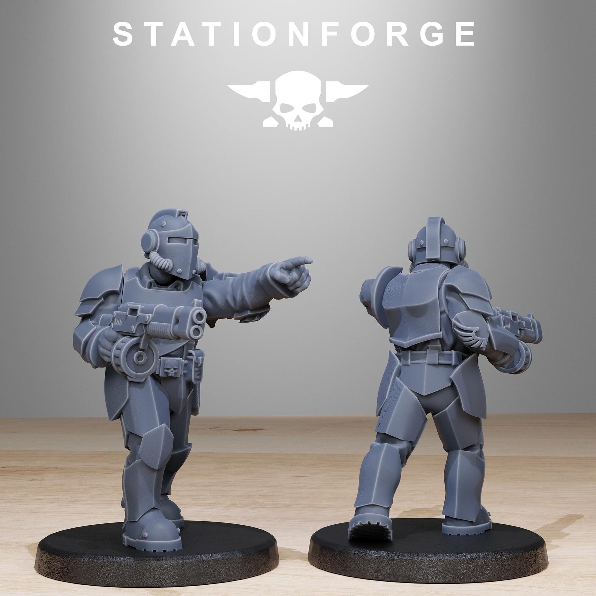 GrimGuard Enforcers | Stationforge | Tabletop Wargaming Miniature Grim Dark Sci-Fi Proxy