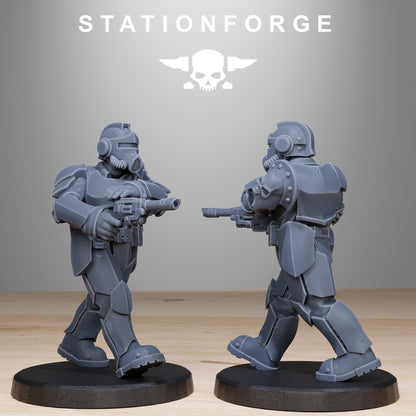 GrimGuard Enforcers | Stationforge | Tabletop Wargaming Miniature Grim Dark Sci-Fi Proxy