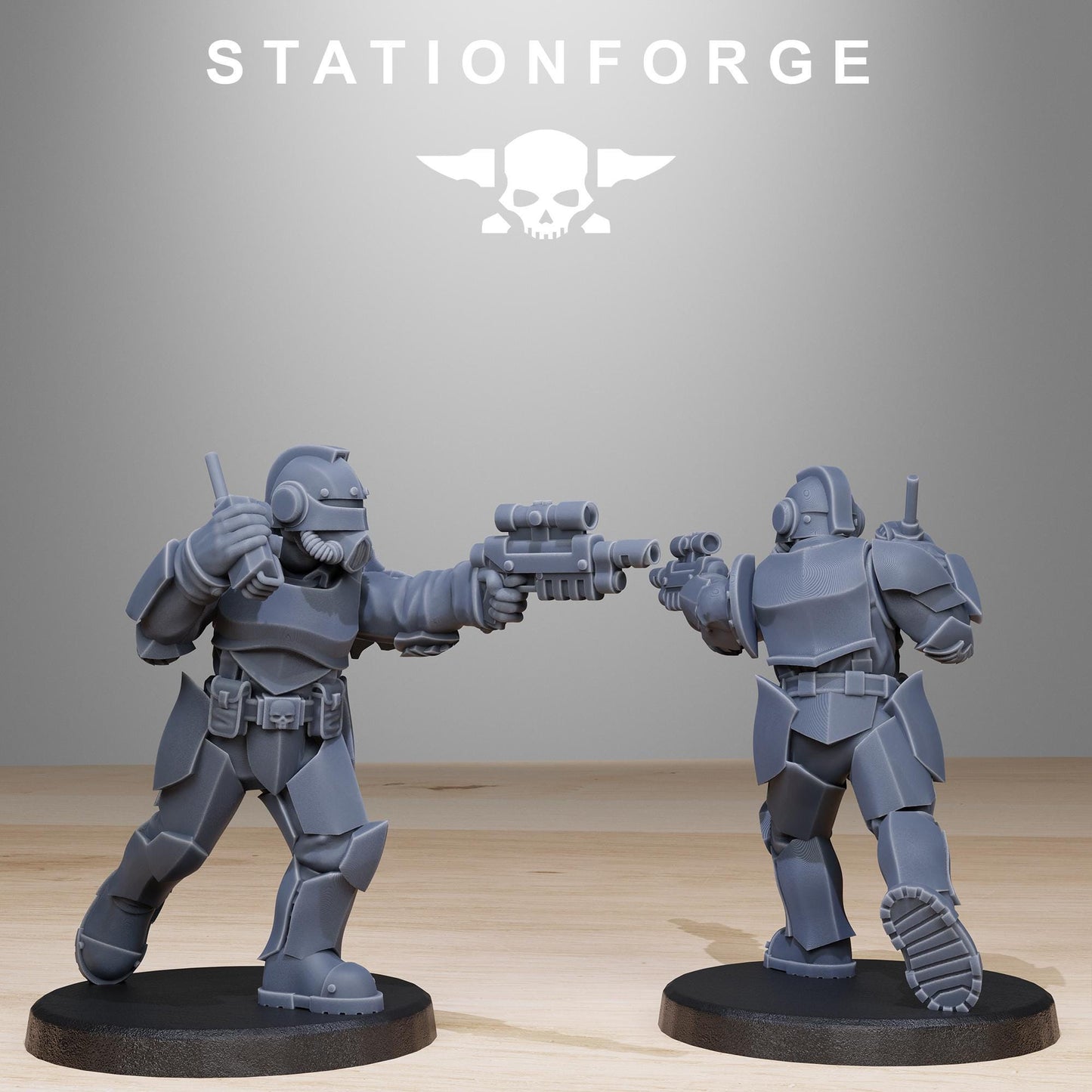 GrimGuard Enforcers | Stationforge | Tabletop Wargaming Miniature Grim Dark Sci-Fi Proxy