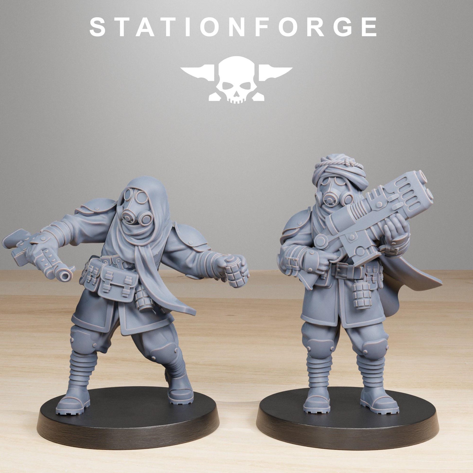 GrimGuard Scorchers | Stationforge | Tabletop Wargaming Miniature Grim Dark Sci-Fi Proxy