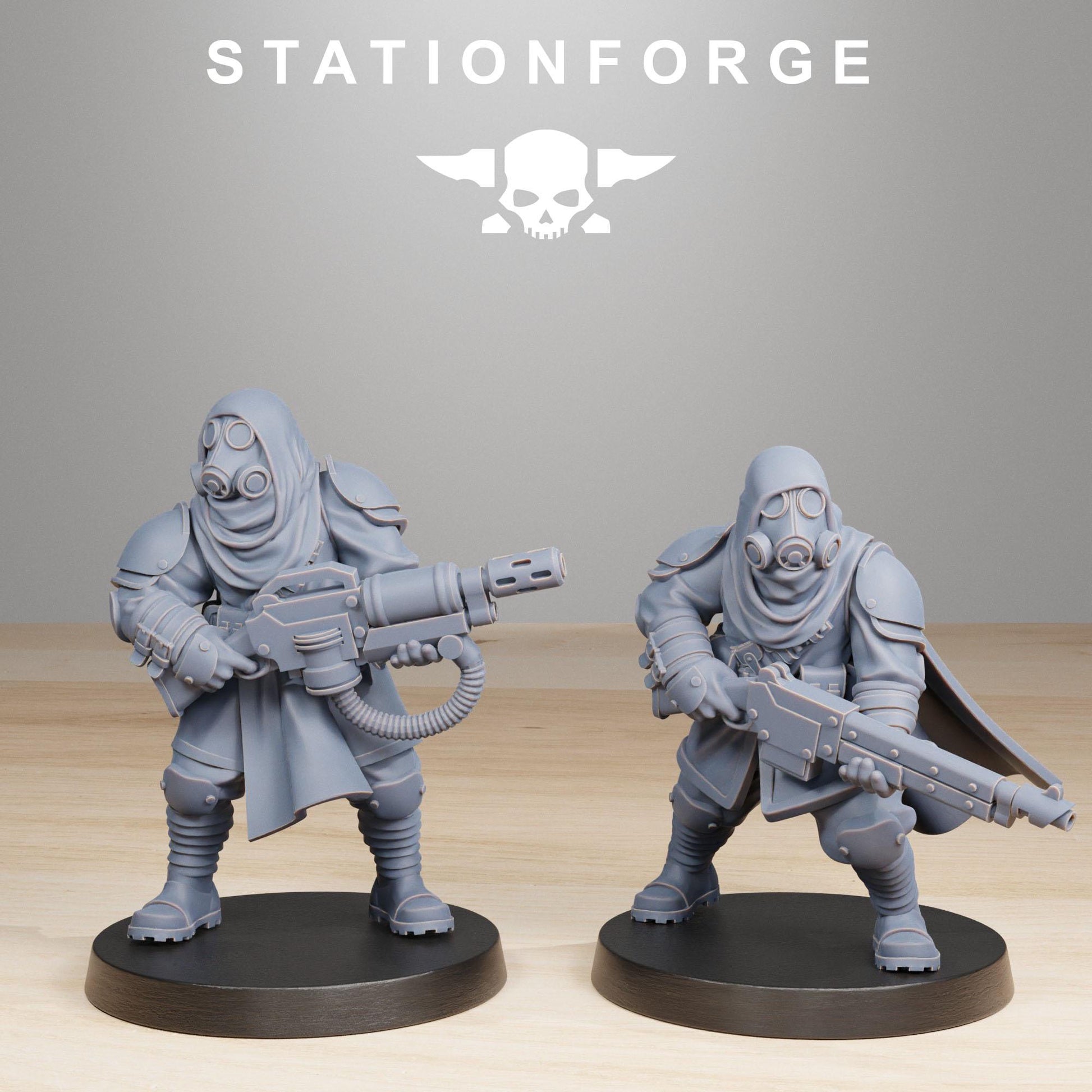 GrimGuard Scorchers | Stationforge | Tabletop Wargaming Miniature Grim Dark Sci-Fi Proxy