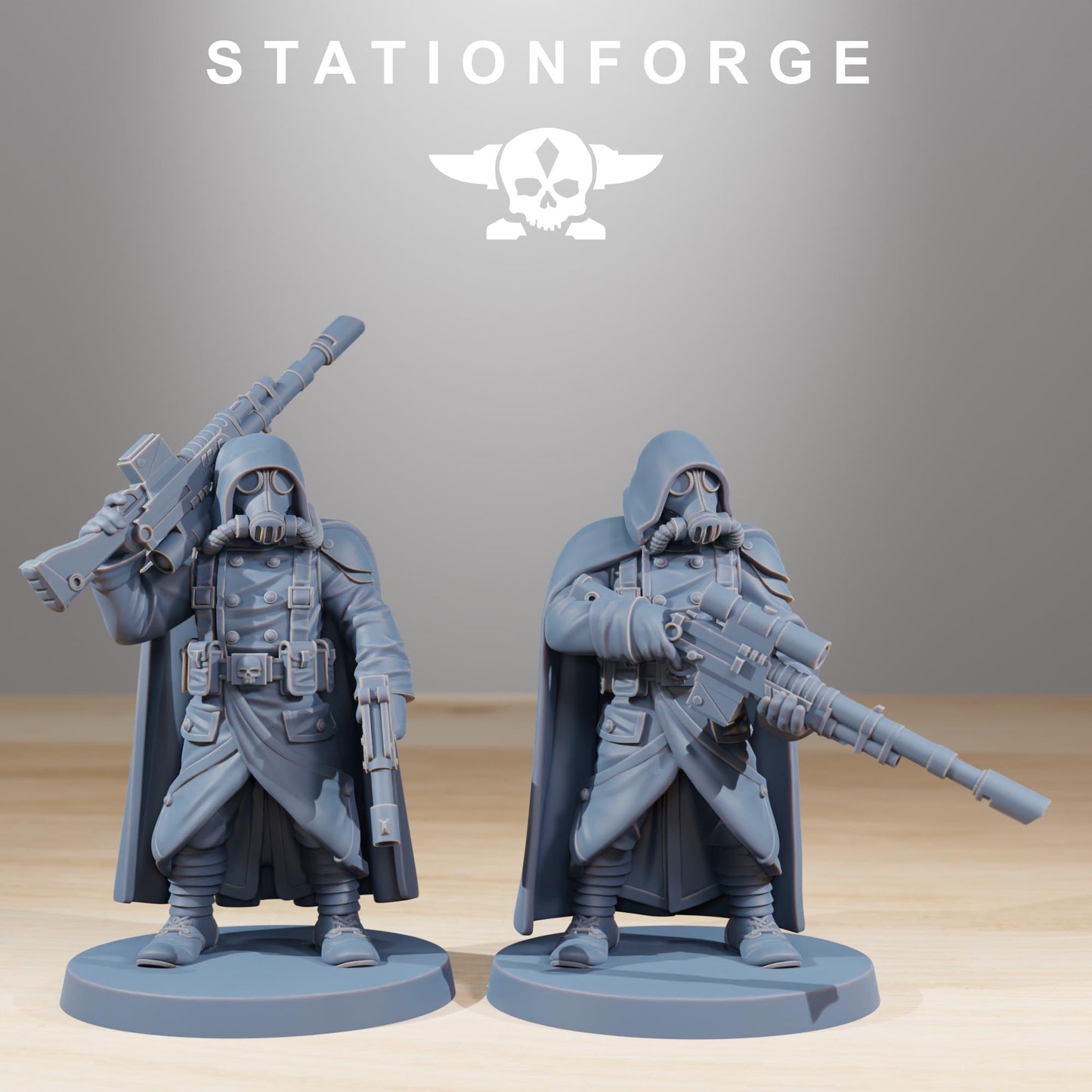 GrimGuard Marksmen | Stationforge | Tabletop Wargaming Miniature Grim Dark Sci-Fi Proxy