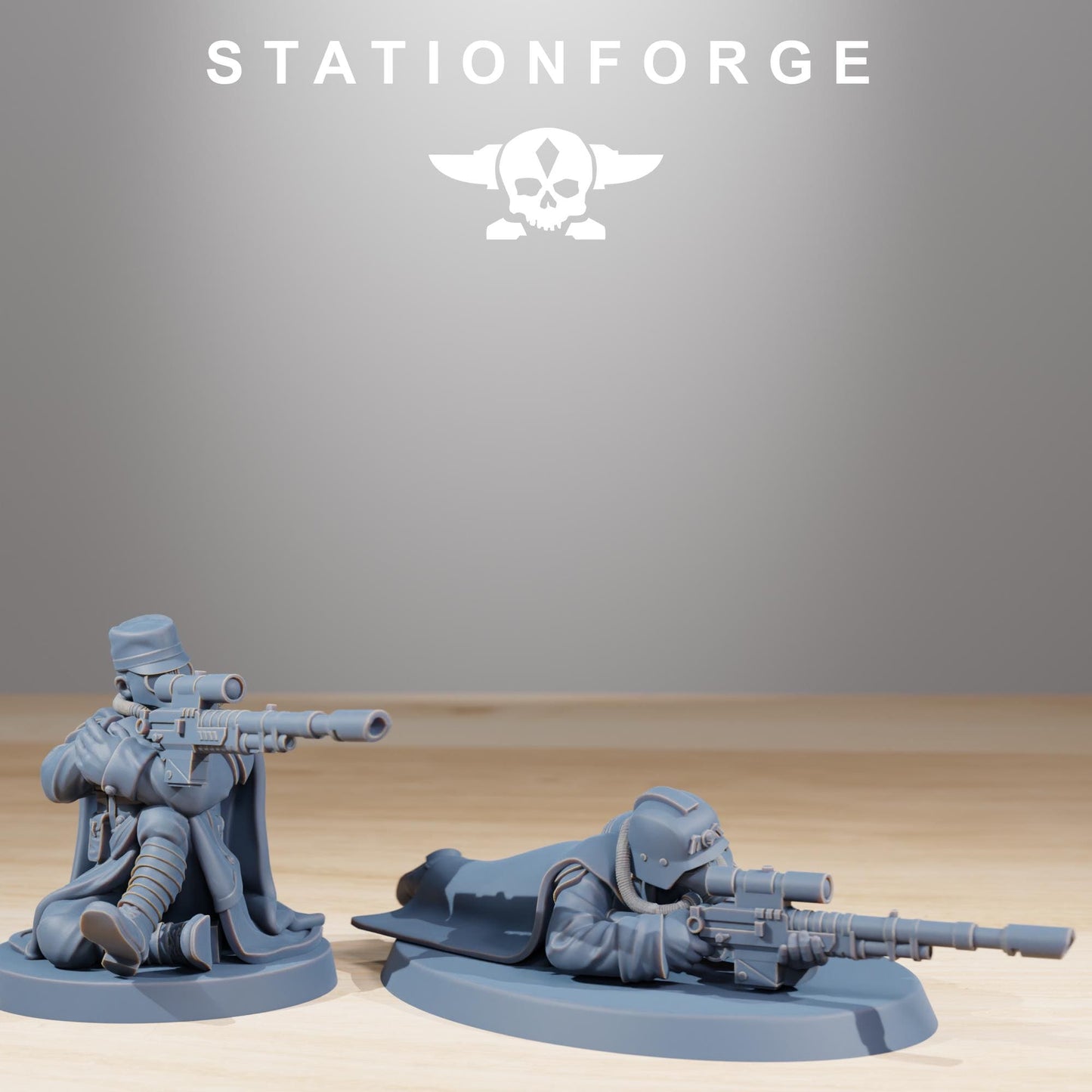 GrimGuard Marksmen | Stationforge | Tabletop Wargaming Miniature Grim Dark Sci-Fi Proxy