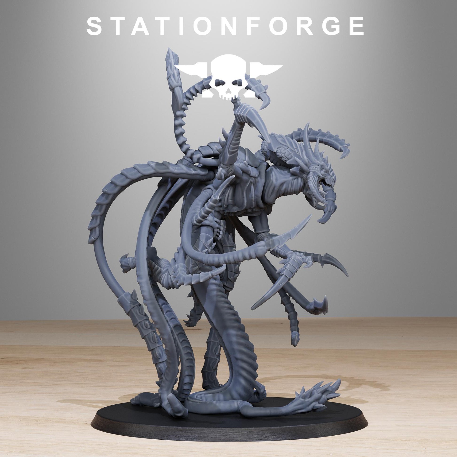 Xenarid Assassin | Stationforge | Tabletop Wargaming Miniature Grim Dark Sci-Fi Proxy