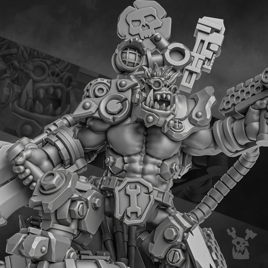 Nikk &#39;Da Tech • DakkaDakka.store • Tabletop Wargaming Miniature Grim-Dark Sci-Fi Proxy