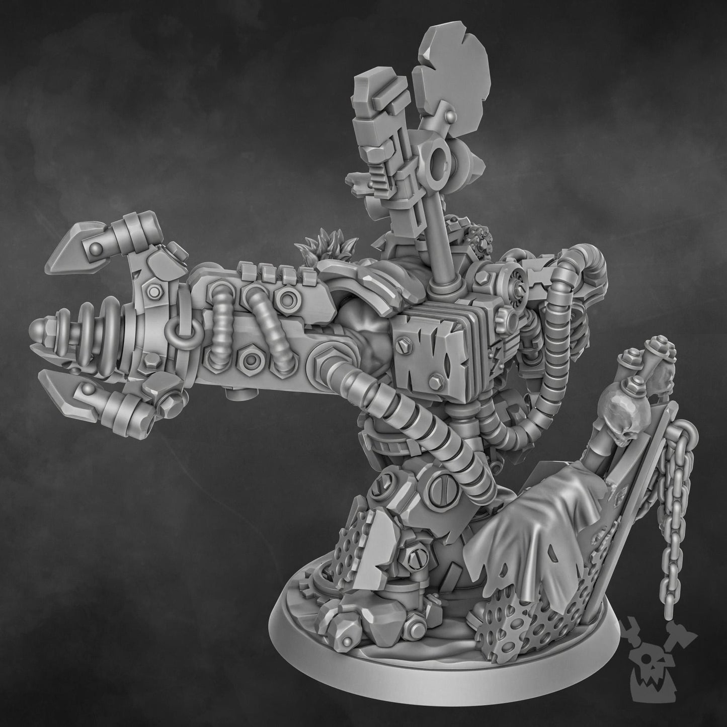 Nikk &#39;Da Tech • DakkaDakka.store • Tabletop Wargaming Miniature Grim-Dark Sci-Fi Proxy