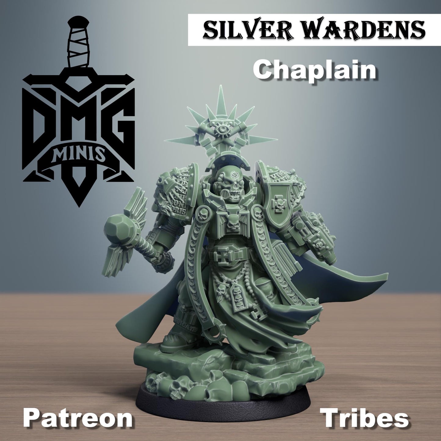 Chappy V2 - Silver Wardens - DMG Minis - Tabletop Wargaming Miniature Grim Dark/Sci-Fi/Proxy