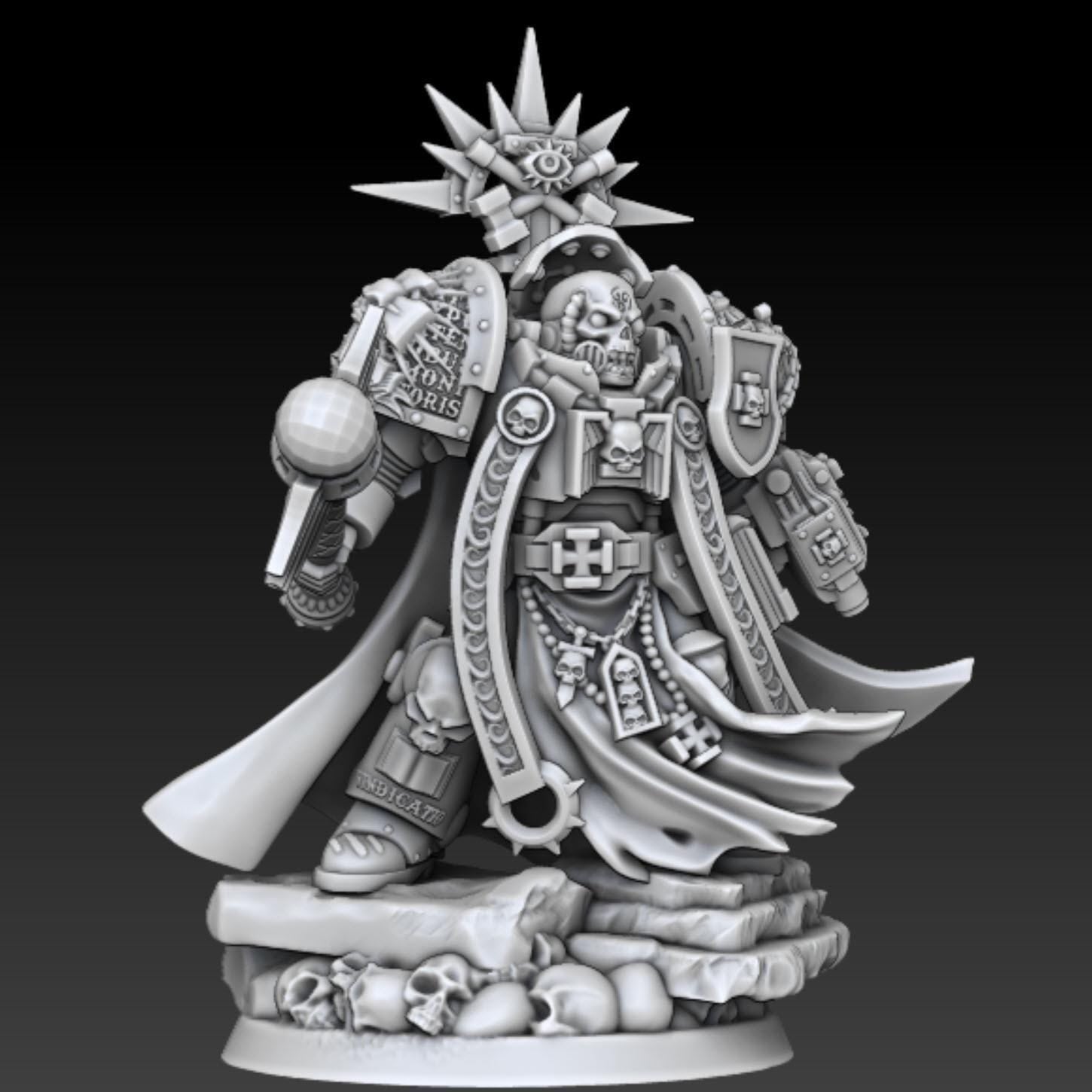 Silver Wardens - Chappy V2 - DMG Minis - Tabletop Wargaming Miniature Grim Dark/Sci-Fi/Proxy