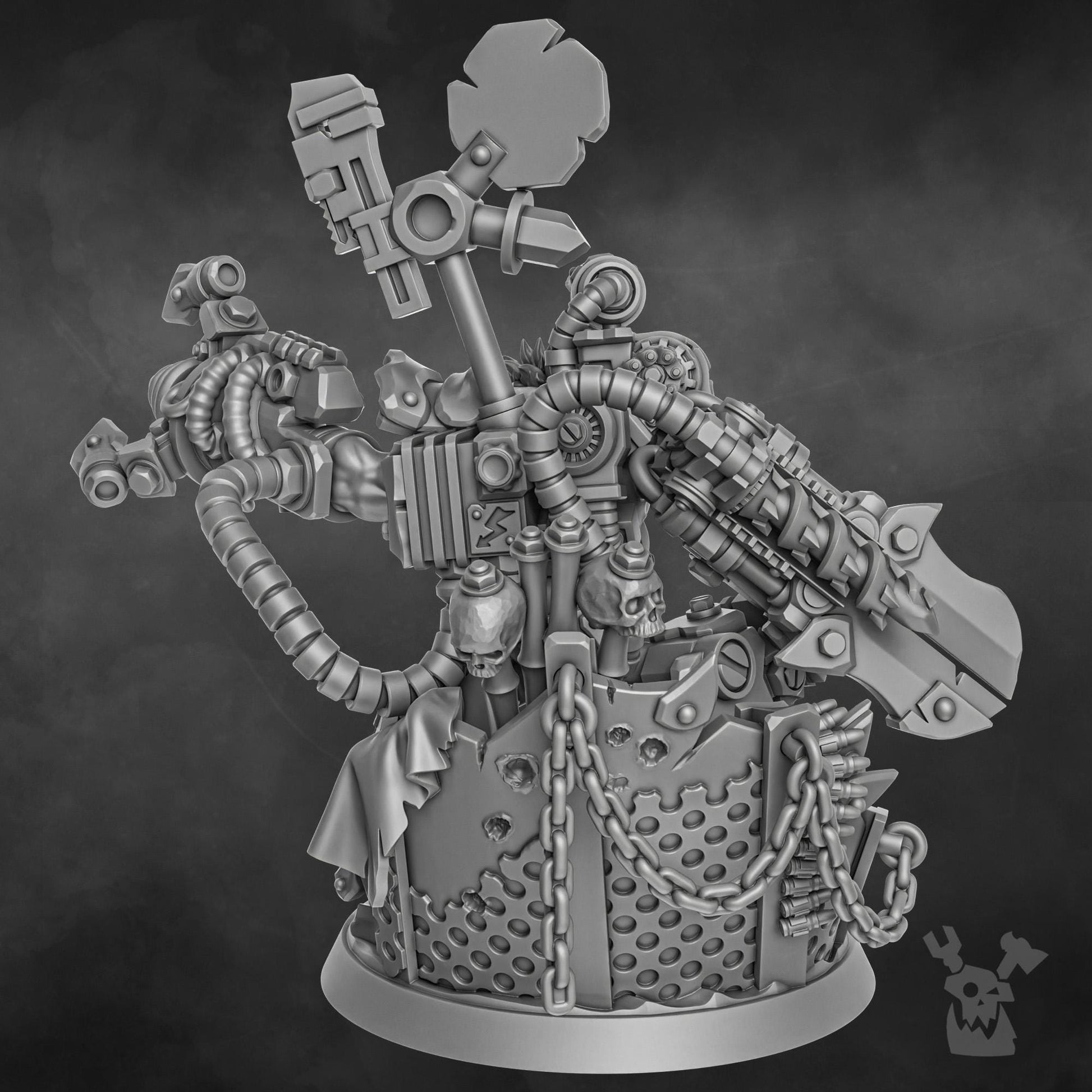 Nikk &#39;Da Tech • DakkaDakka.store • Tabletop Wargaming Miniature Grim-Dark Sci-Fi Proxy