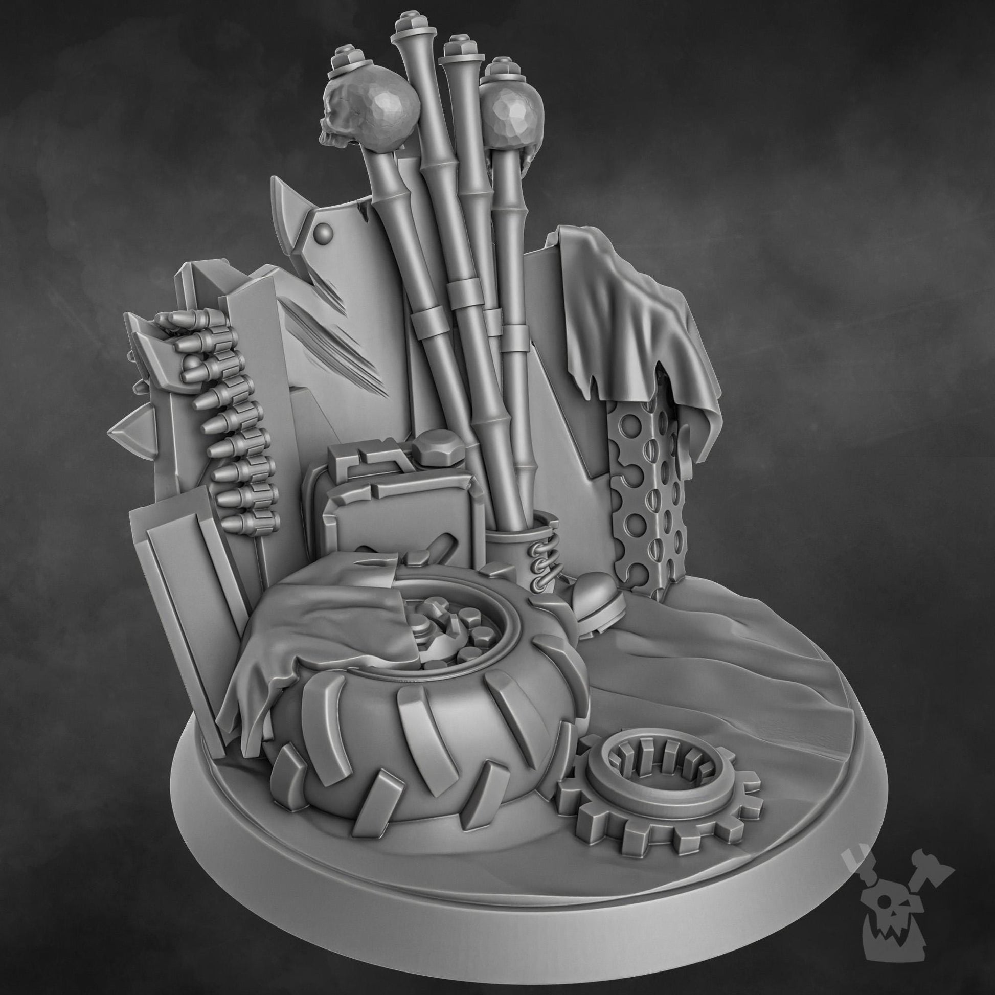 Nikk &#39;Da Tech • DakkaDakka.store • Tabletop Wargaming Miniature Grim-Dark Sci-Fi Proxy