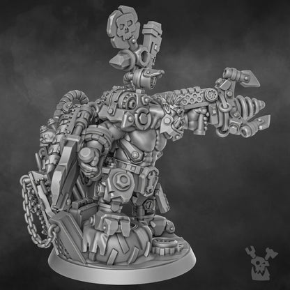 Nikk &#39;Da Tech • DakkaDakka.store • Tabletop Wargaming Miniature Grim-Dark Sci-Fi Proxy