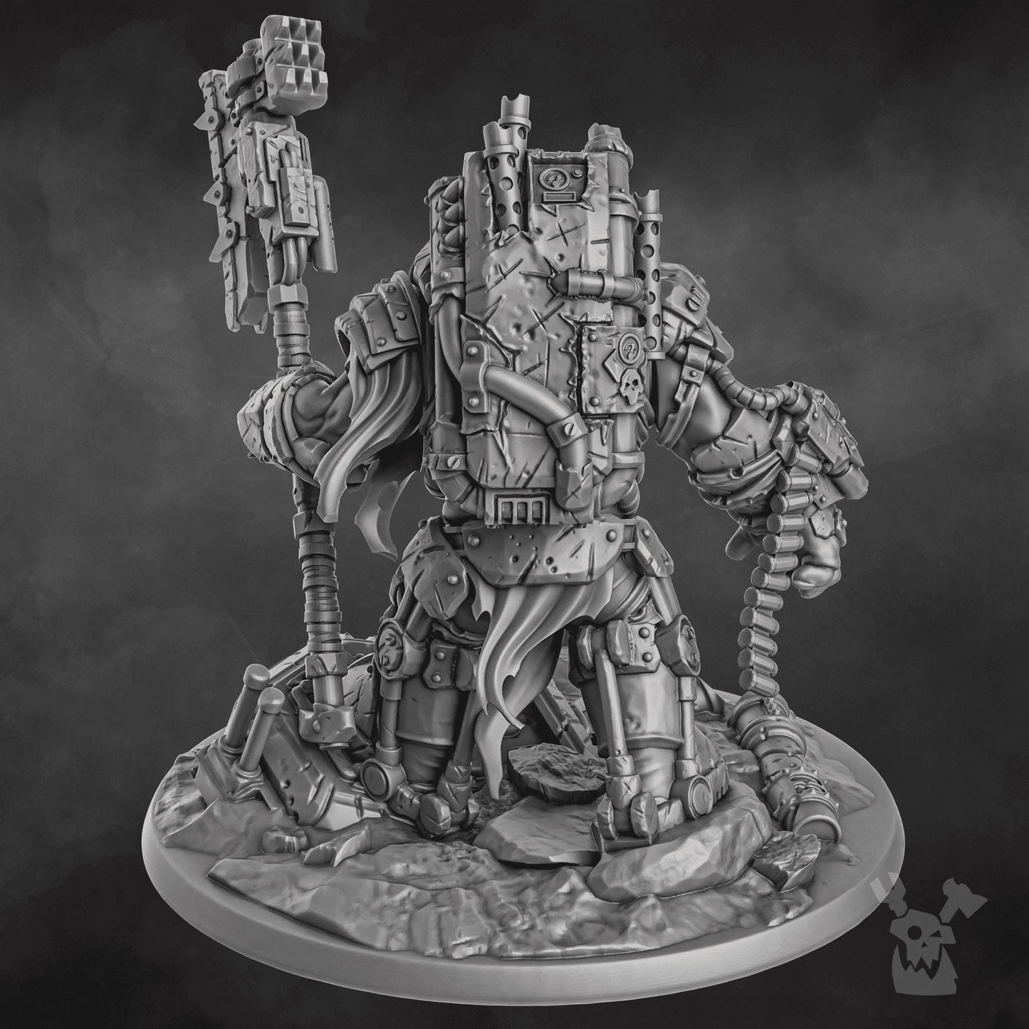 Bull&#39;War Boss • DakkaDakka.store • Tabletop Wargaming Miniature Grim-Dark Sci-Fi Proxy