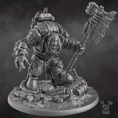 Bull&#39;War Boss • DakkaDakka.store • Tabletop Wargaming Miniature Grim-Dark Sci-Fi Proxy