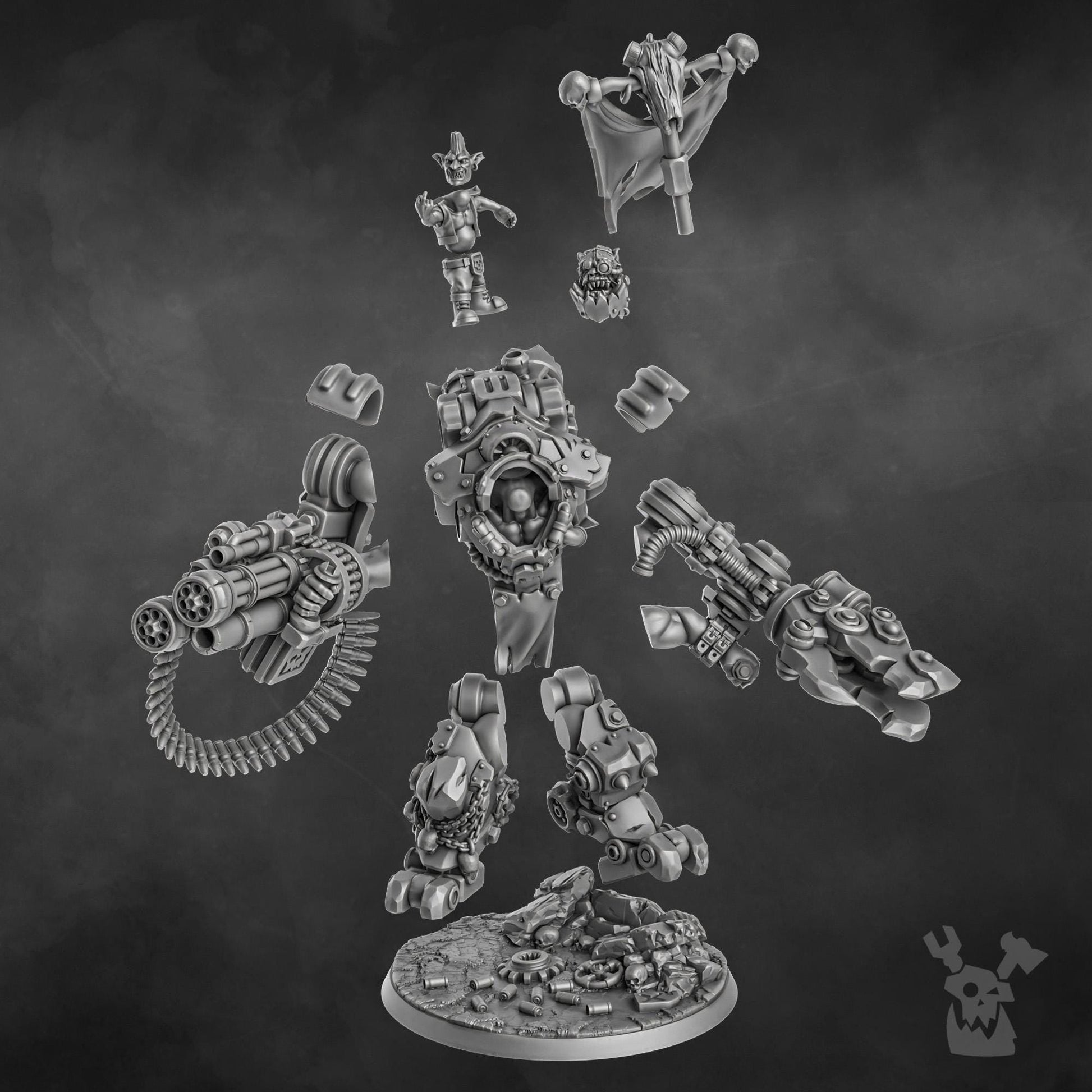 Gharghkool &#39;Da Big Wrecka • DakkaDakka.store • Tabletop Wargaming Miniature Grim-Dark Sci-Fi Proxy