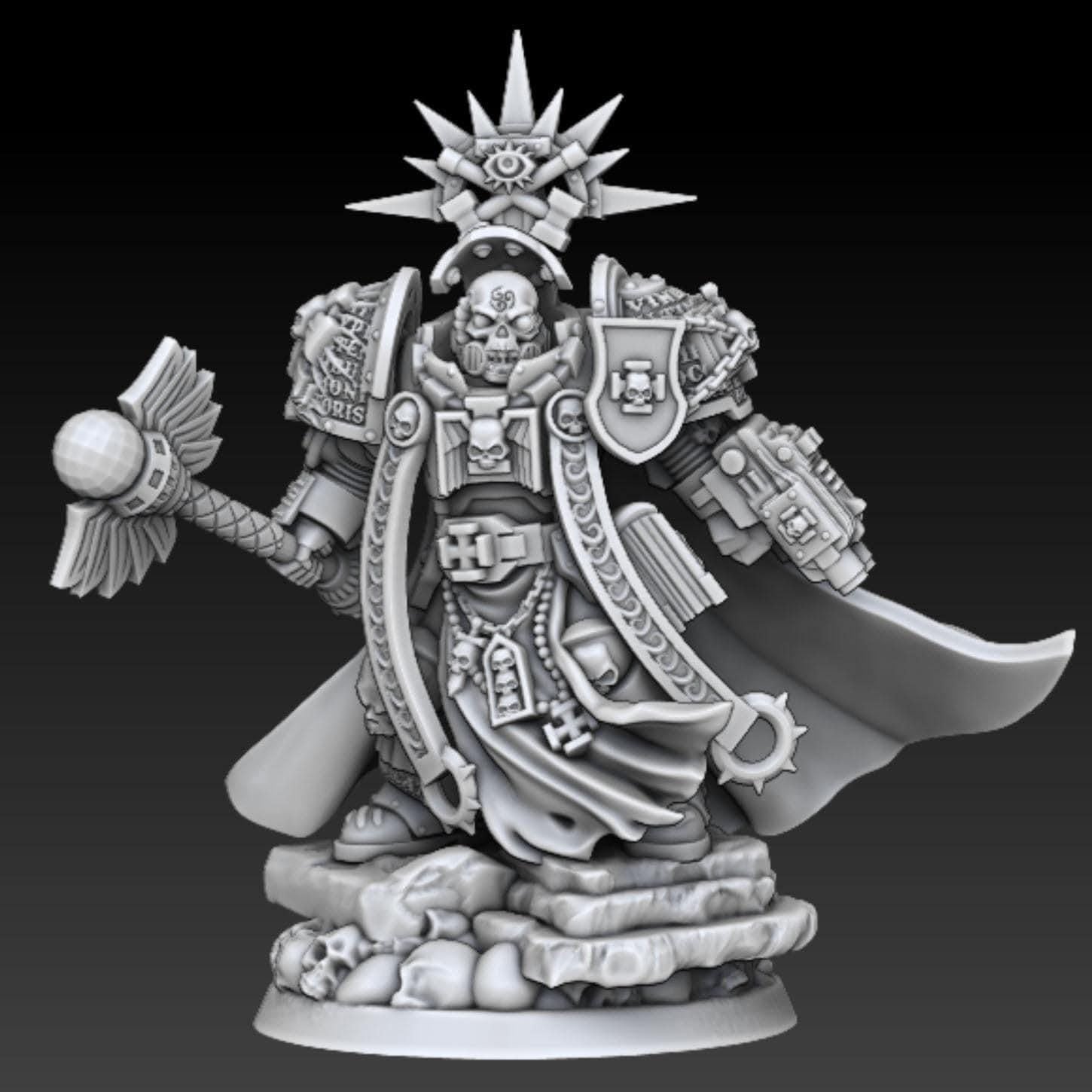 Silver Wardens - Chappy V2 - DMG Minis - Tabletop Wargaming Miniature Grim Dark/Sci-Fi/Proxy