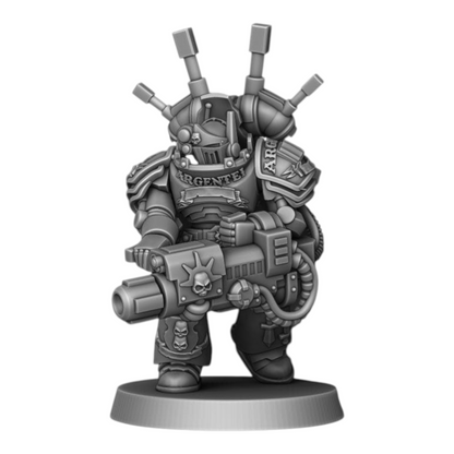 Silver Wardens - Force Soldiers - DMG Minis - Tabletop Wargaming Miniature Sci-Fi/Daemon/Proxy