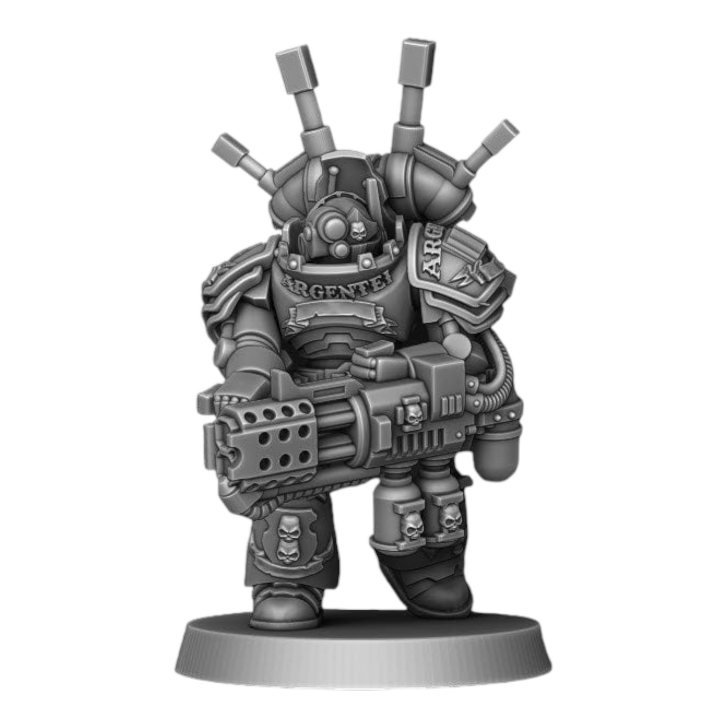 Silver Wardens - Force Soldiers - DMG Minis - Tabletop Wargaming Miniature Sci-Fi/Daemon/Proxy