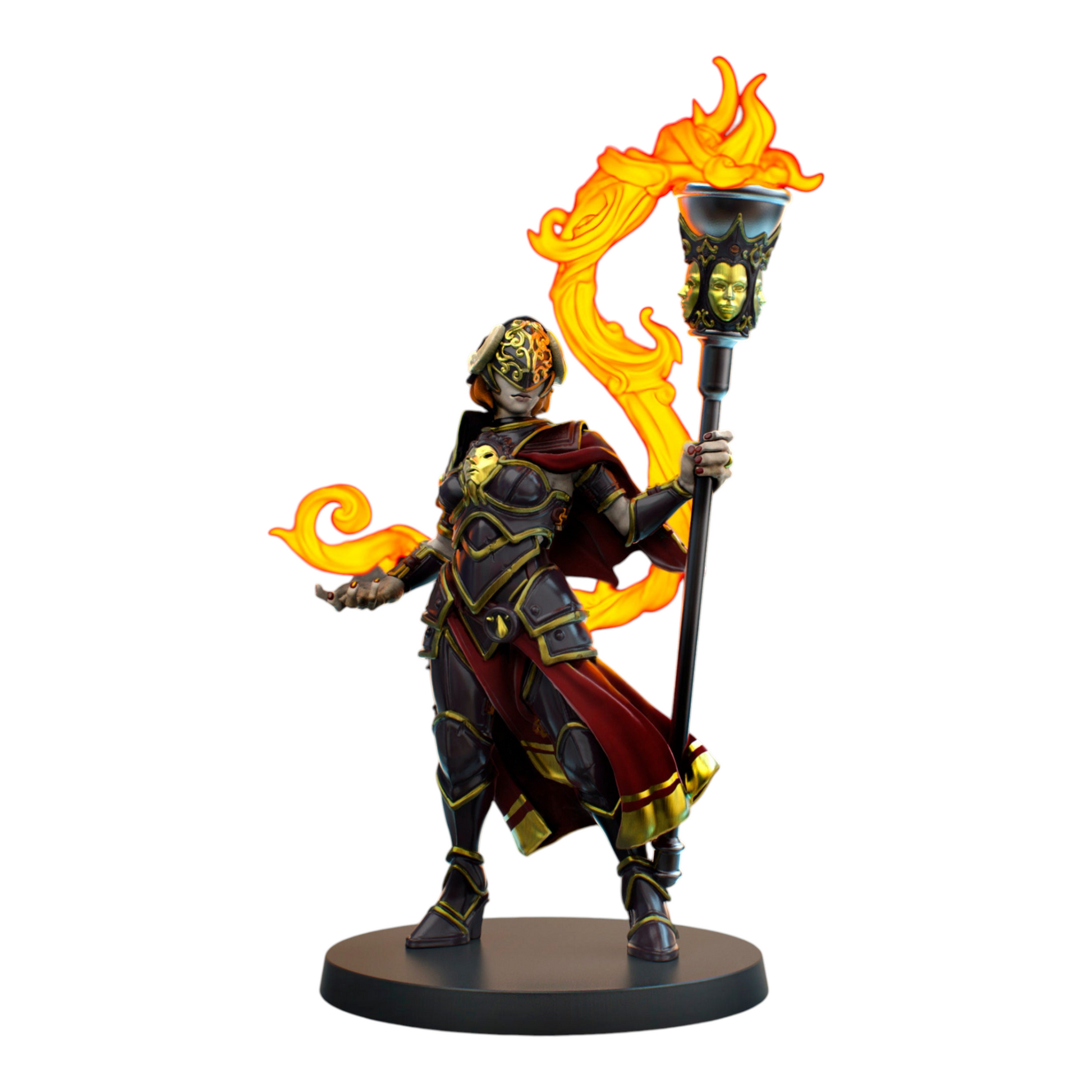 Strife Torch High Priestess - RPG - by TalesKeeper - Tabletop Wargaming Miniature Sci-Fi and Fantasy