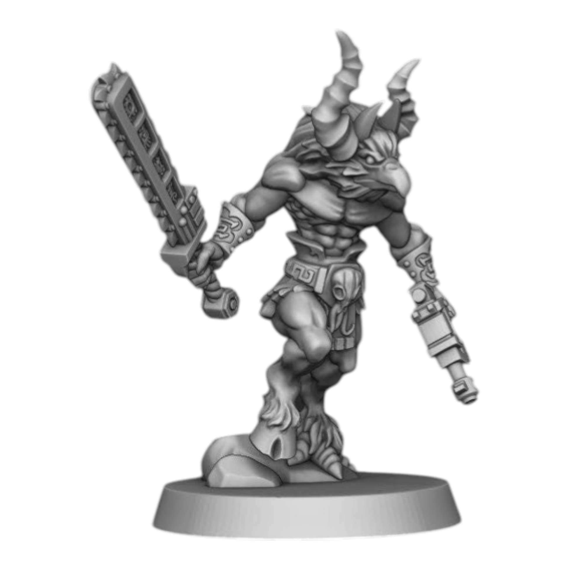 1K Hijos - Quetzl-gors - DMG Minis - Tabletop Wargaming Miniature Sci-Fi/Fantasy/Chaos/Daemon/Proxy