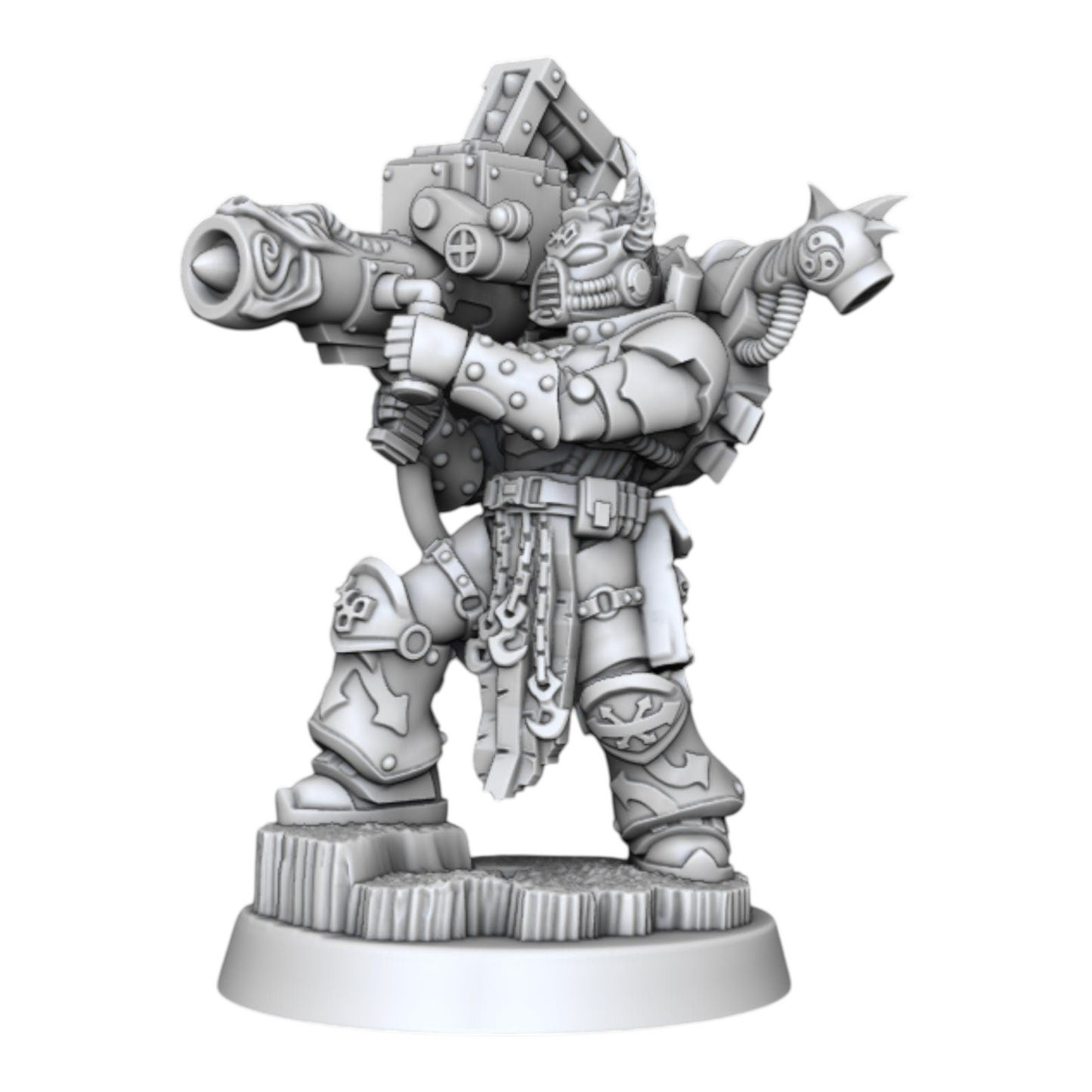 Cult of Excess - Big Gun Soldiers - DMG Minis - Tabletop Wargaming Miniature Sci-Fi/Fantasy/Chaos/Daemon/Proxy
