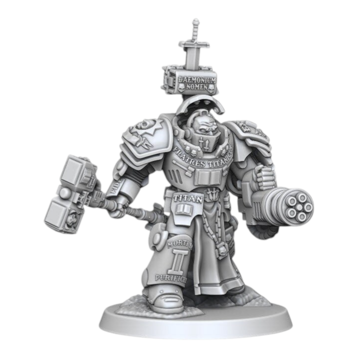 Silver Wardens - Heavy Soldier Squad - DMG Minis - Tabletop Wargaming Miniature Sci-Fi/Fantasy/Daemon/Proxy