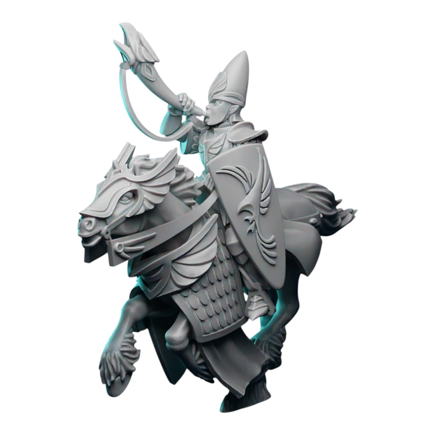 Silver Knights (x5) | by Pink Dragon Miniatures | Fantasy Wargaming Proxy | Tabletop Games | Resin Miniatures