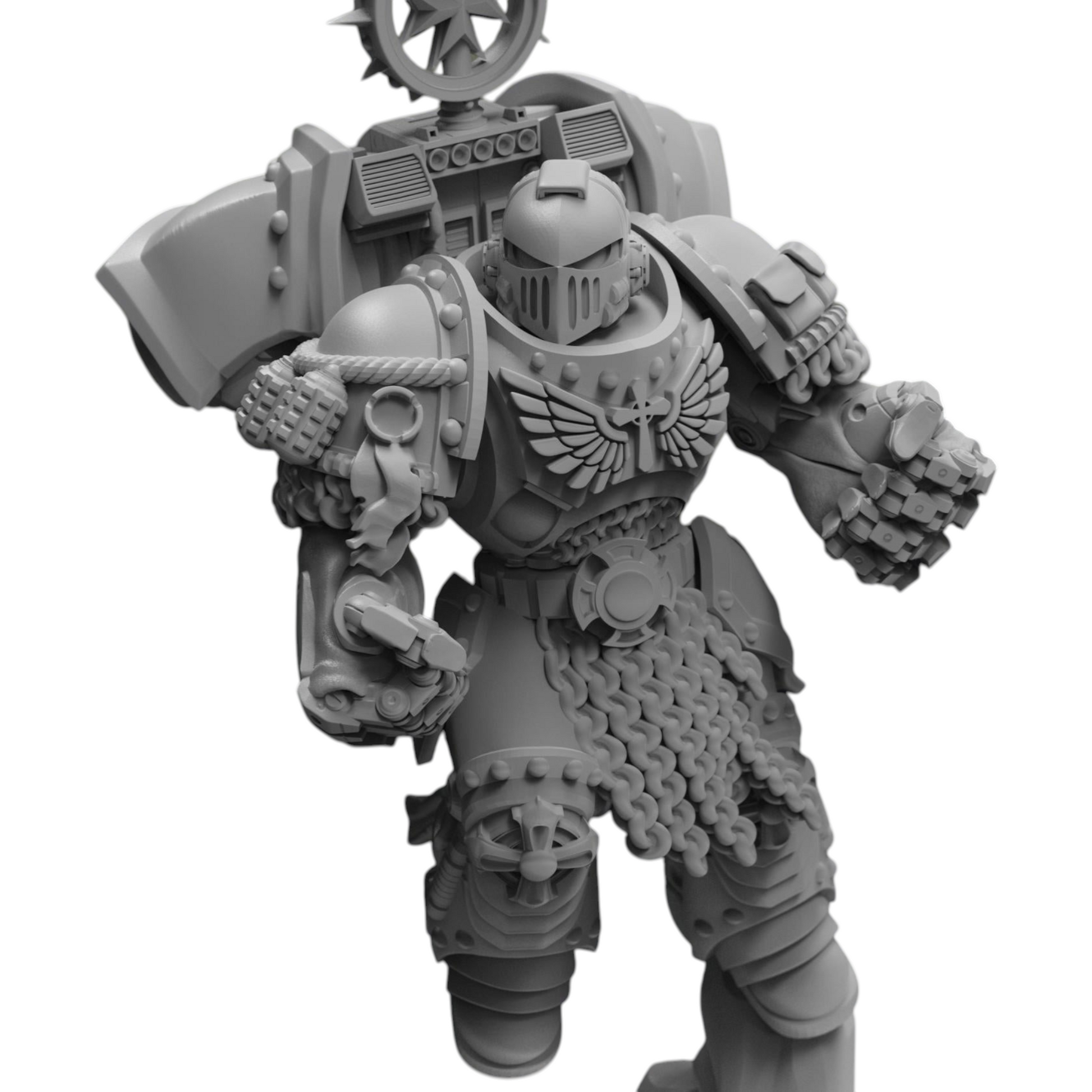 Templar Knight Warhawks - Atlan Forge - Tabletop Wargaming Miniature Sci-Fi Proxy Modular