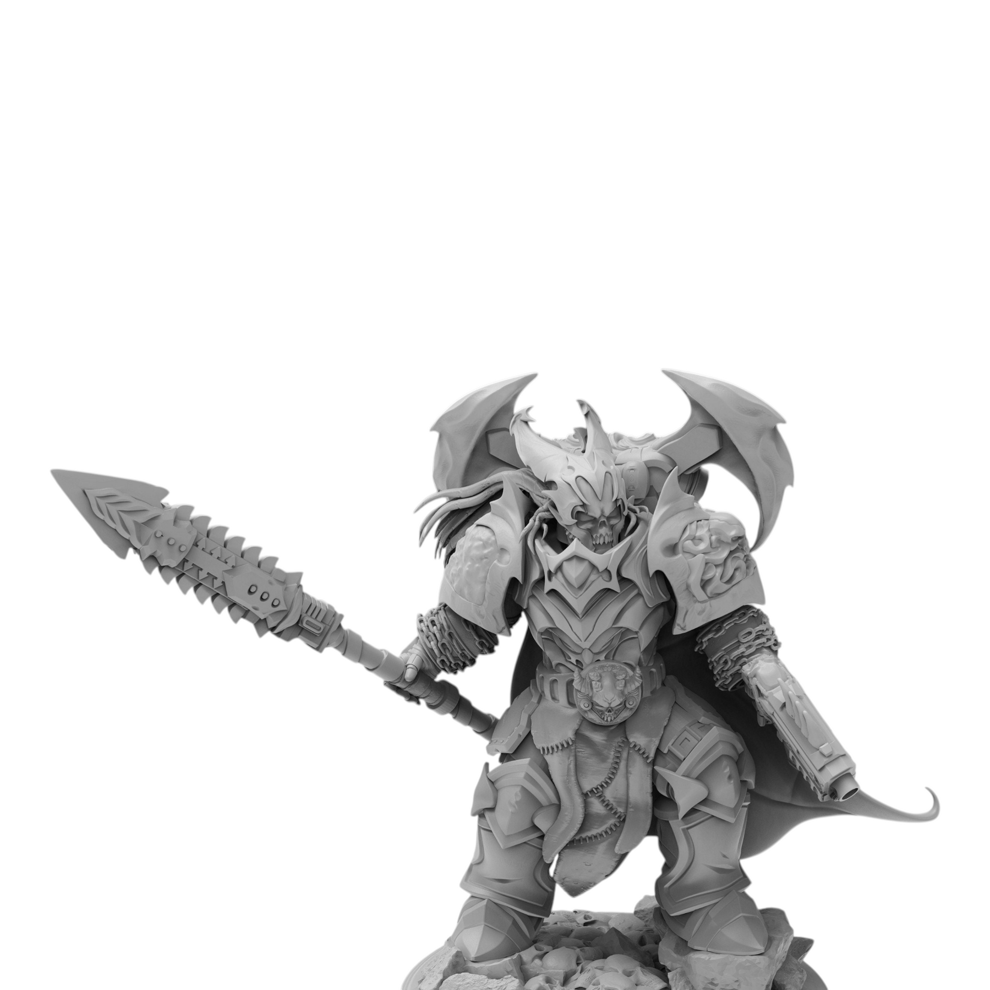 Nekramoroi Captain - Vampire Knights - Atlan Forge - Tabletop Wargaming Miniature Sci-Fi/Chaos/Daemon/Proxy/Modular