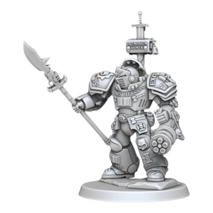 Silver Wardens - Heavy Soldier Squad - DMG Minis - Tabletop Wargaming Miniature Sci-Fi/Fantasy/Daemon/Proxy