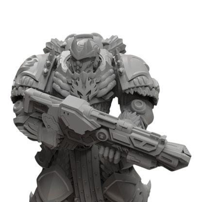 Dragon Aegis Rangers - Atlan Forge - Tabletop Wargaming Miniature Sci-Fi Chaos Daemon Proxy Modular