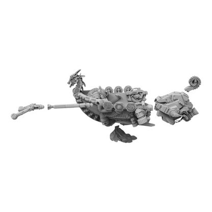 Asgardian Endre Isklaw on the Bear Chariot - Atlan Forge - Tabletop Wargaming Miniature Sci-Fi/Proxy/Modular