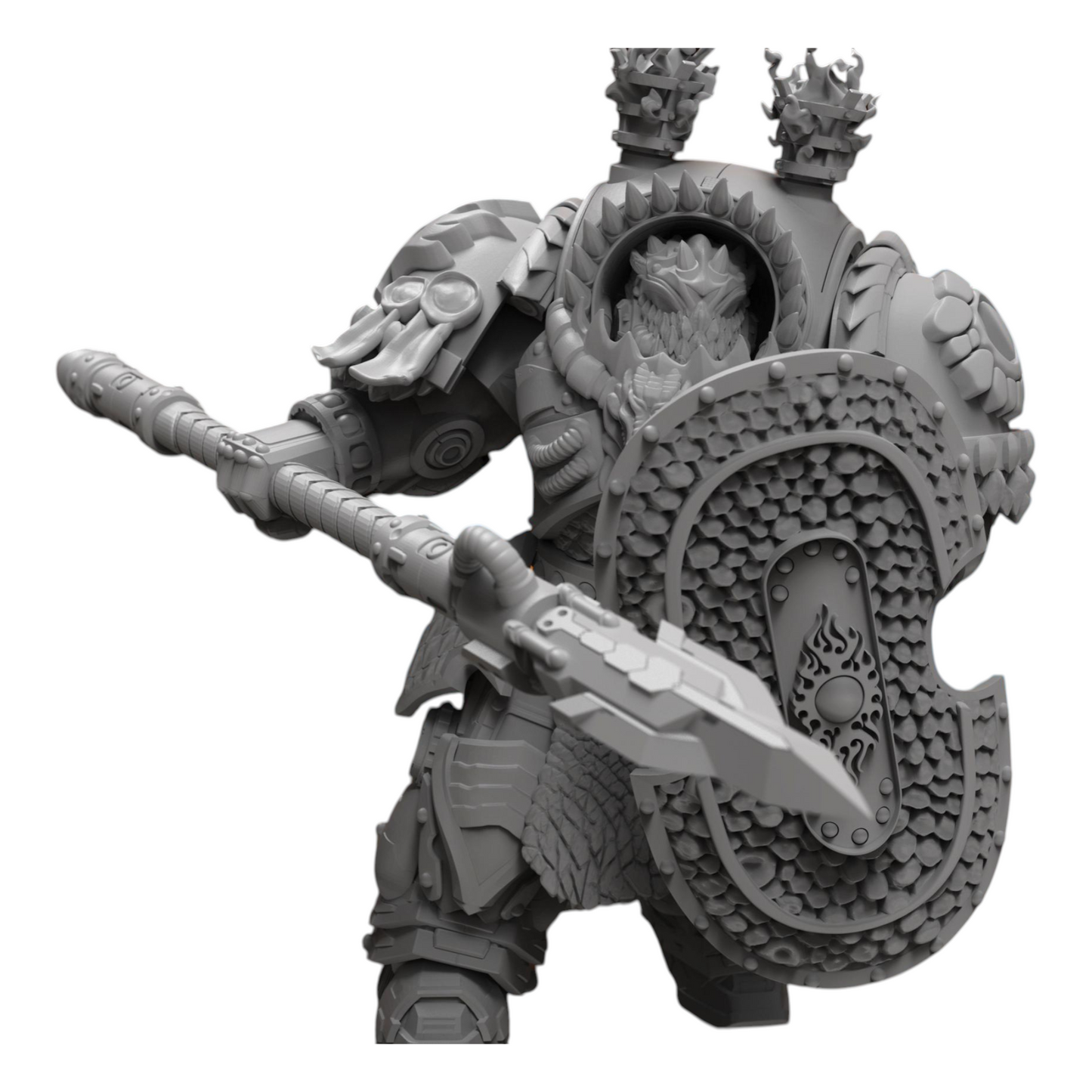 Dragon Knights Assault Infernos - Atlan Forge - Tabletop Wargaming Miniature Sci-Fi Chaos Daemon Proxy Modular