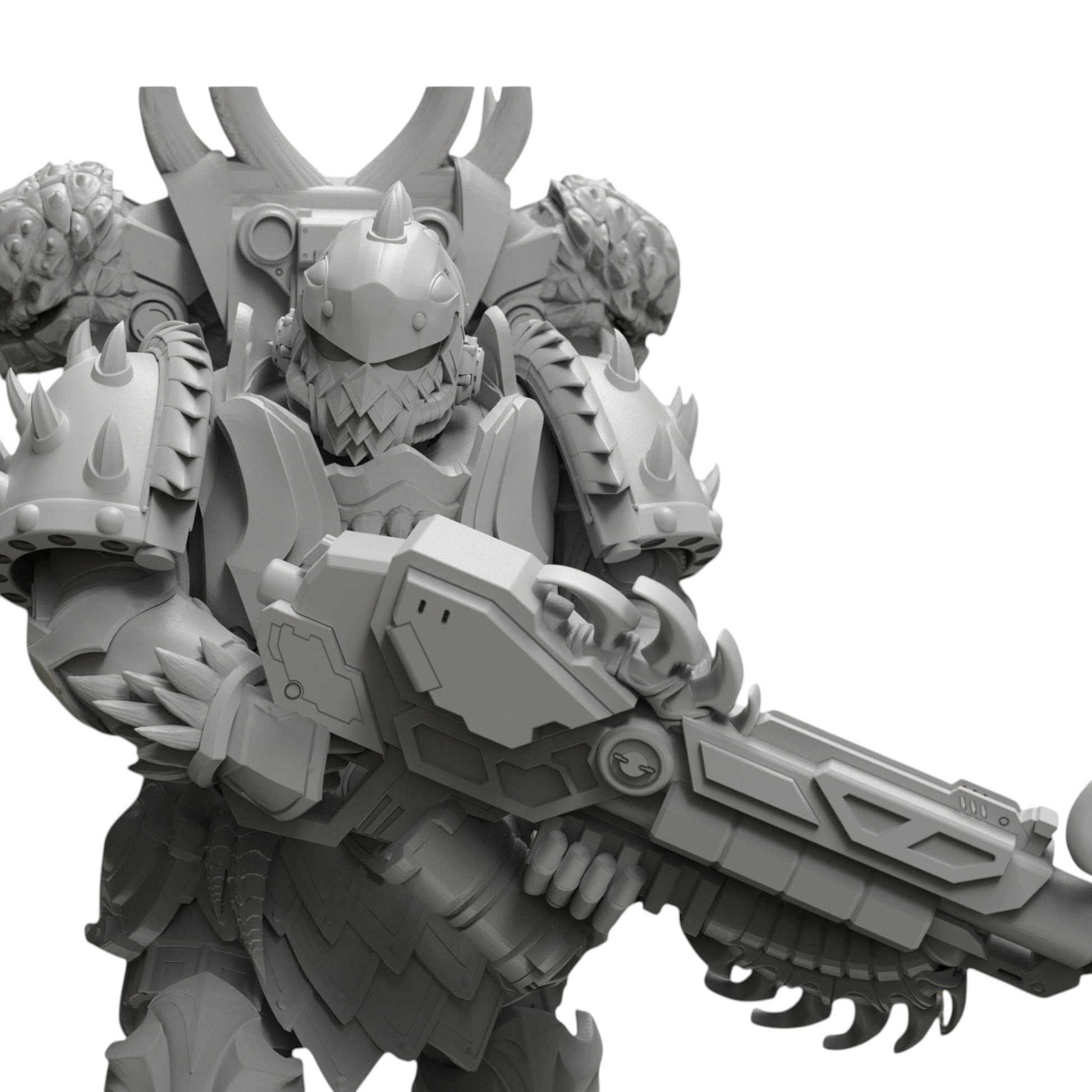 Dragon Knights Wardens - Atlan Forge - Tabletop Wargaming Miniature Sci-Fi Chaos Daemon Proxy Modular