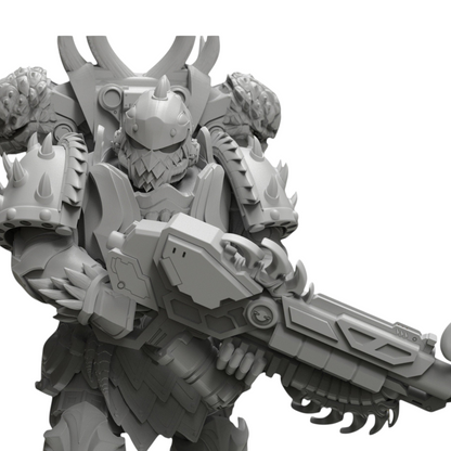 Dragon Knights Wardens - Atlan Forge - Tabletop Wargaming Miniature Sci-Fi Chaos Daemon Proxy Modular