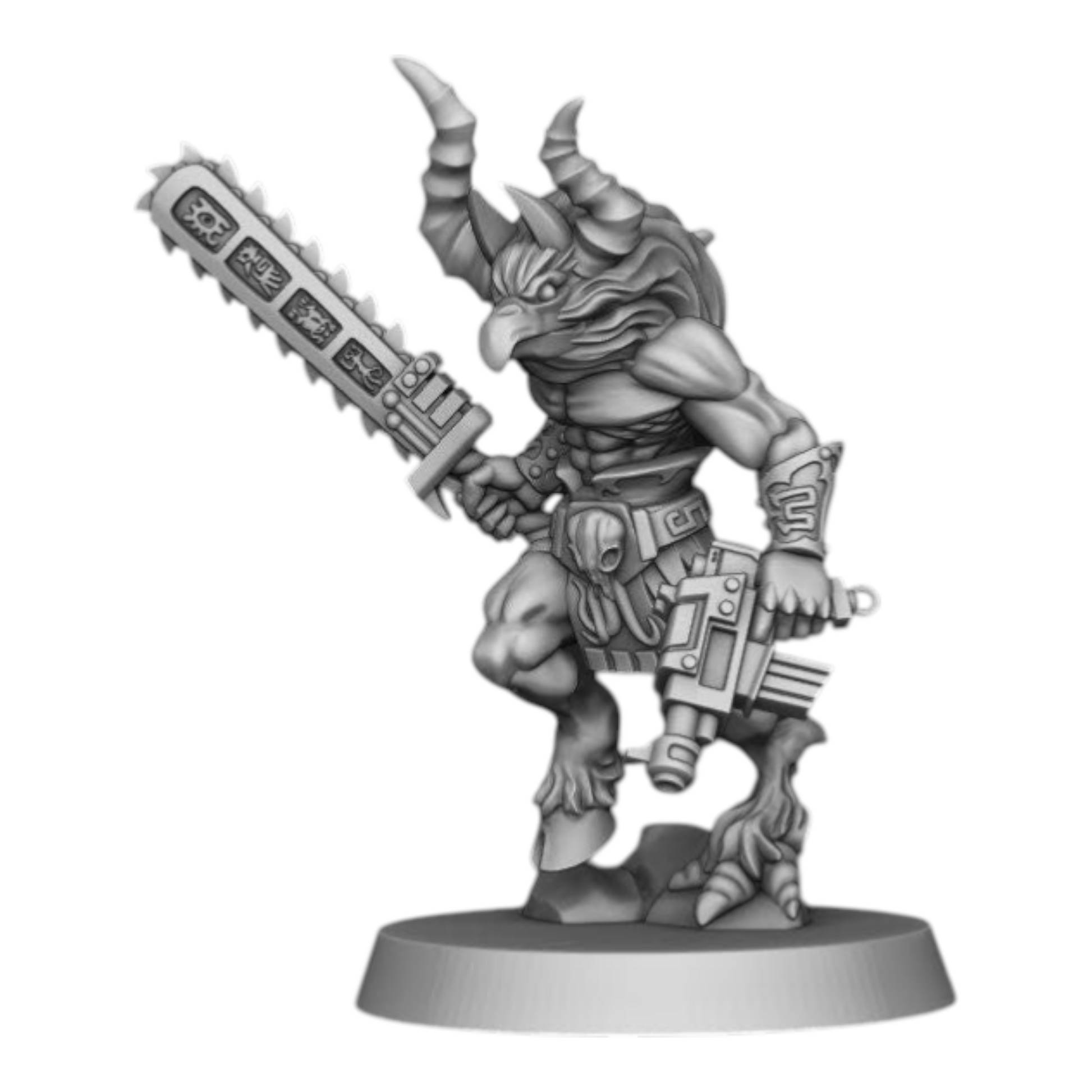 1K Hijos - Quetzl-gors - DMG Minis - Tabletop Wargaming Miniature Sci-Fi/Fantasy/Chaos/Daemon/Proxy