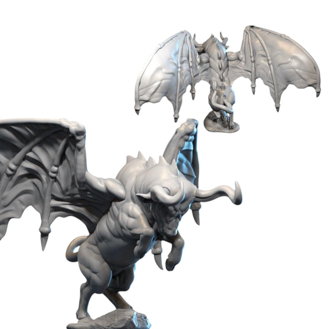 Infernal Bull | Infernal Empire | by White Angel Miniatures | Fantasy | Dungeons and Dragons | Tabletop Games | Wargaming | Resin Miniature