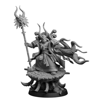 1K Hijos - Azt'Thulhu Grand Primus - DMG Minis - Tabletop Wargaming Miniature Sci-Fi/Chaos/Daemon/Sorcerer Proxy